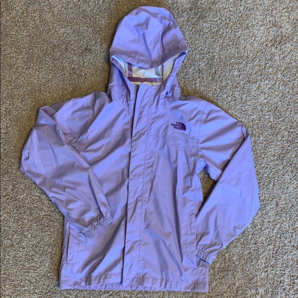 Girls Northface rain jacket.